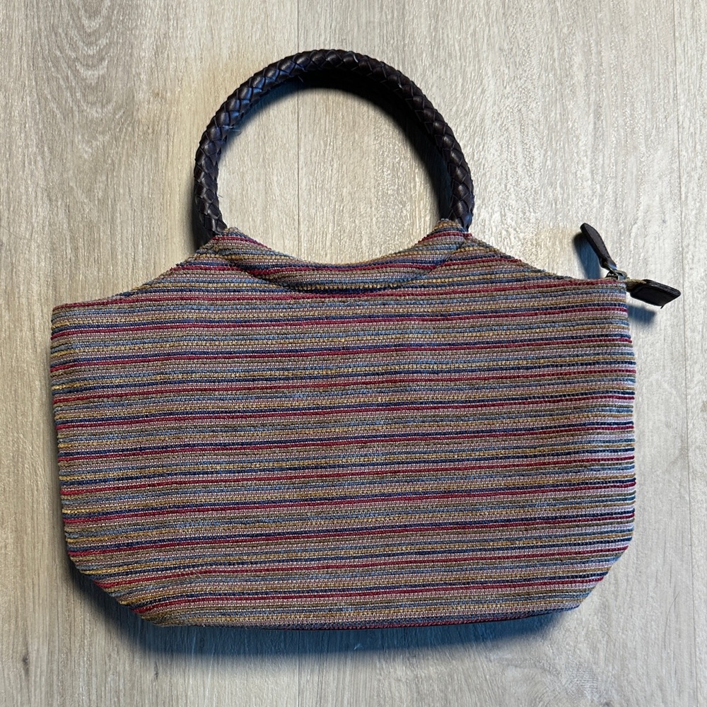 Relic Striped Tote with Braided Handle
